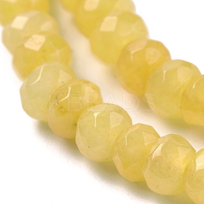 Dyed Natural Malaysia Jade Rondelle Beads Strands G-E316-2x4mm-47-1
