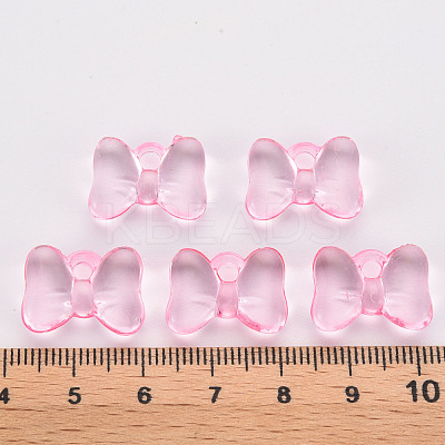 Transparent Acrylic Pendants TACR-T024-02BA-903-1