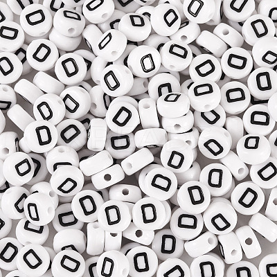 500Pcs Acrylic Beads SACR-TA0001-55D-1