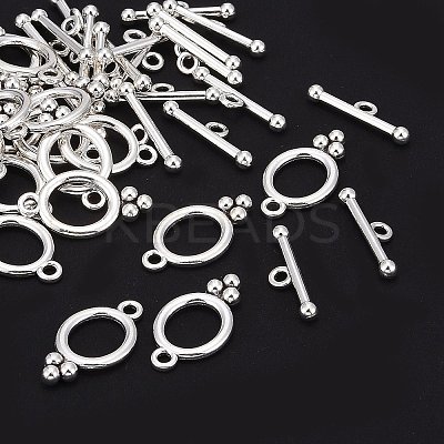 Tibetan Style Alloy Toggle Clasps X-LF8418Y-1