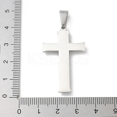304 Stainless Steel Pendants STAS-G346-15P-1