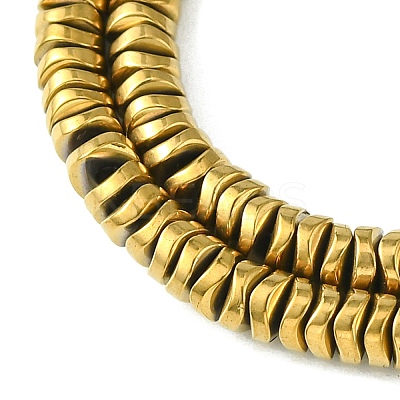 Electroplated Synthetic Non-Magnetic Hematite Beads Strands G-H020-M01-02-1