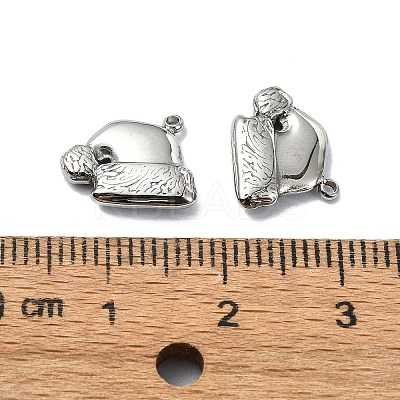 Non-Tarnish 304 Stainless Steel Charms STAS-L022-344P-1