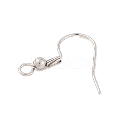 Tarnish Resistant Earrings Findings Original Color 304 Stainless Steel Earring Hooks X-STAS-H011-1