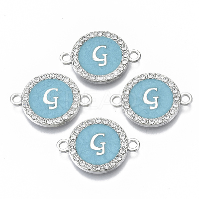 Alloy Enamel Links Connectors LS-ENAM-TAC0003-01S-06G-1