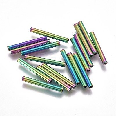 Ion Plating(IP) 304 Stainless Steel Tube Beads STAS-F224-01M-G-1