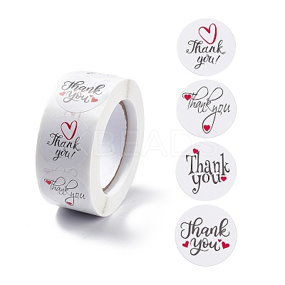 Paper Thank You Gift Sticker Rolls X-STIC-E001-04-1