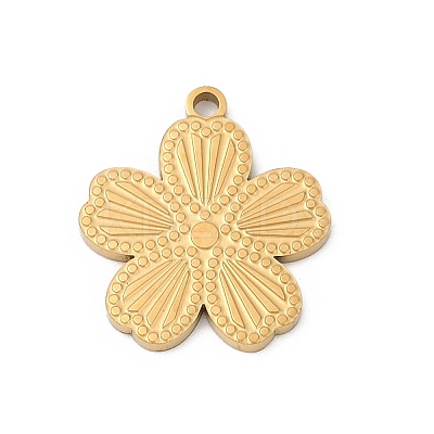 304 Stainless Steel Pendants STAS-P383-06B-G-1