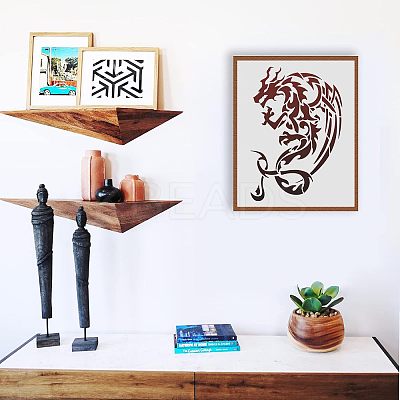Plastic Reusable Drawing Painting Stencils Templates DIY-WH0202-347-1