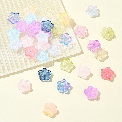 30Pcs Baking Paint Glass Beads GLAA-FS0001-97H-1