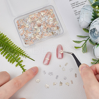 700Pcs 14 Style Brass Cabochons MRMJ-OC0003-33-1