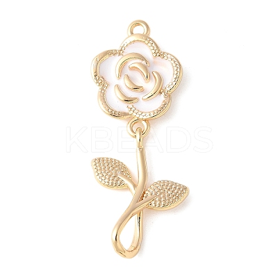 Brass Enamel Pendants KK-A253-01G-02-1