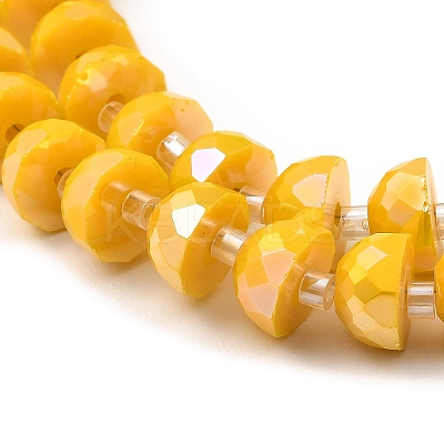 AB Color Plate Glass Beads Strands EGLA-P051-02A-B02-1
