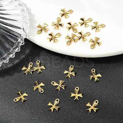 SHEGRACE Brass Cross Charms XGR0162G-98G-1