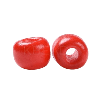8/0 Baking Paint Glass Seed Beads SEED-US0001-04-3mm-1
