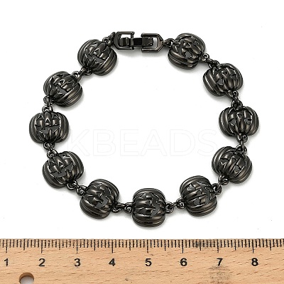Halloween Brass Link Bracelets for Women BJEW-B149-02B-1