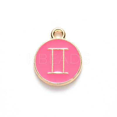 Alloy Enamel Pendants ENAM-S124-01A-03I-1
