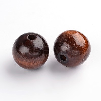 Natural Wood Beads X-TB25MMY-6-1