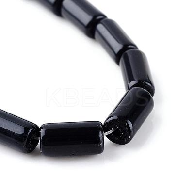 Natural Obsidian Bead Strands G-R356-55-1