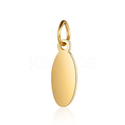 Ion Plating(IP) 304 Stainless Steel Stamping Blank Tag Pendants STAS-I311-20A-G-1