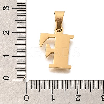 Ion Plating(IP) 304 Stainless Steel Rhinestone Pendants STAS-U035-01G-F-1