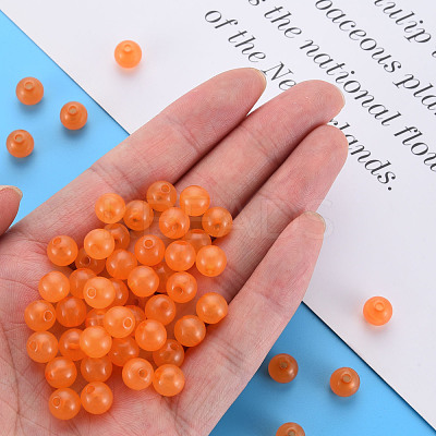 Imitation Jelly Acrylic Beads MACR-S373-66-EA05-1