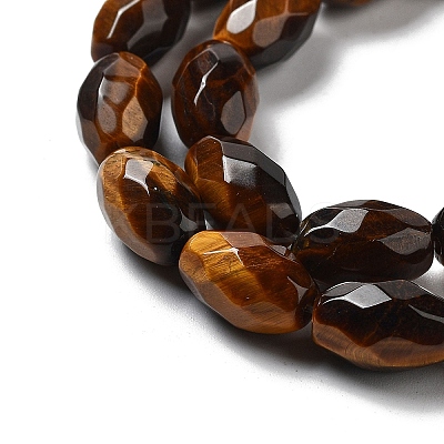 Natural Tiger Eye Beads Strands G-P520-C19-01-1