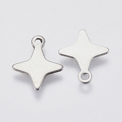 Tarnish Resistant 201 Stainless Steel Charms STAS-P225-009P-1