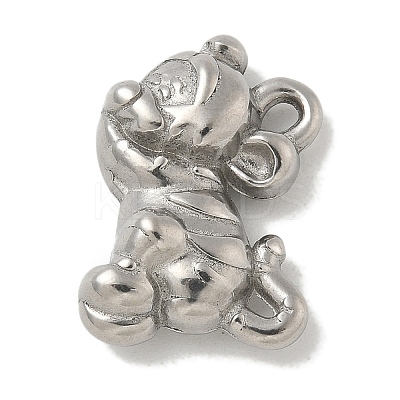 Anti-Tarnish 304 Stainless Steel Pendants STAS-Q334-34P-1