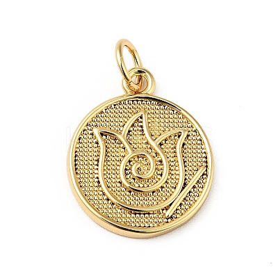 Rack Plating Brass Pendants KK-H431-39G-D-1