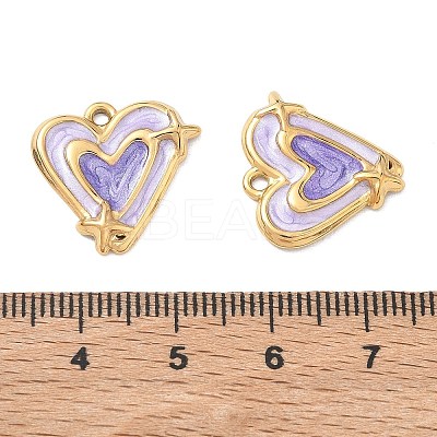 304 Stainless Steel Enamel Pendants STAS-Q119-26G-02-1