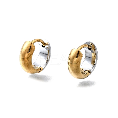 304 Stainless Steel Hoop Earrings LS-EJEW-Z123-01A-GP-1