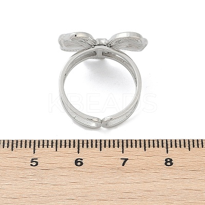 304 Stainless Steel Cuff Rings LS-RJEW-D306-15P-1