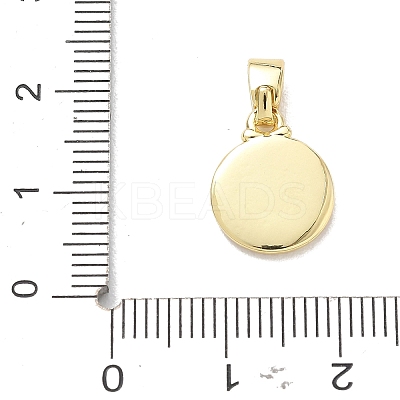 Brass Enamel Pendants KK-CBA3F25-01B-G-1