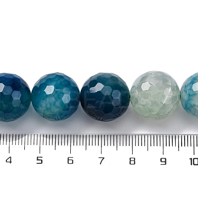 Natural Dragon Veins Agate(Dyed & Heated) Beads Strands G-K390-A07-01-1