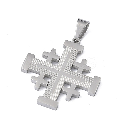 304 Stainless Steel Pendants STAS-C170-08B-P-1