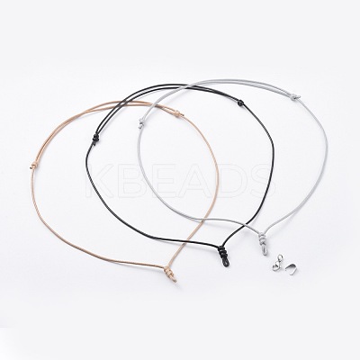 Adjustable Korean Waxed Polyester Cord Necklace Making Sets AJEW-JB00510-1