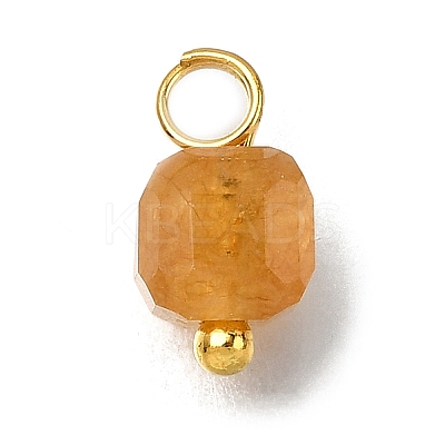 Natural Colorful Tourmaline Faceted Table Cut Cube Charms PALLOY-JF04367-01-1