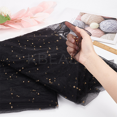 Nylon Tulle Mesh Fabric DIY-WH0410-71A-1