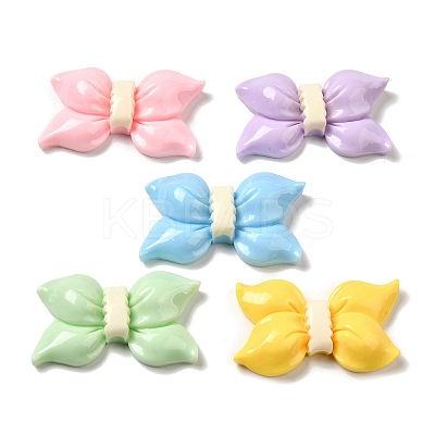 Opaque Resin Cabochons RESI-G087-03-1