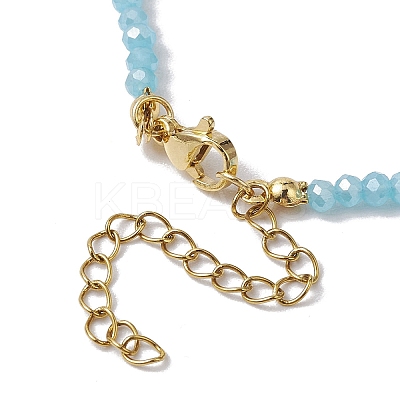 Glass Bead Necklaces NJEW-JN04688-1