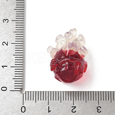 Transparent Resin Pendants CRES-D306-10G-A-1