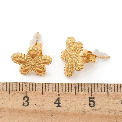 304 Stainless Steel Stud Earrings for Women STAS-Z117-12G-1