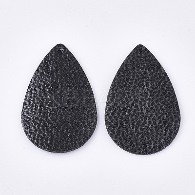PU Leather Pendants X-FIND-S300-38B-01-1