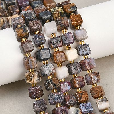 Natural Pietersite Beads Strands G-F832-A10-01-1