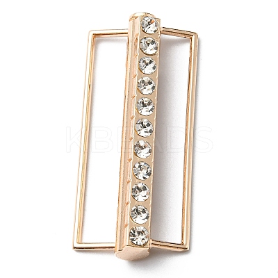 Alloy Rhinestone Belt Strap Buckles PALLOY-F302-01KCG-1