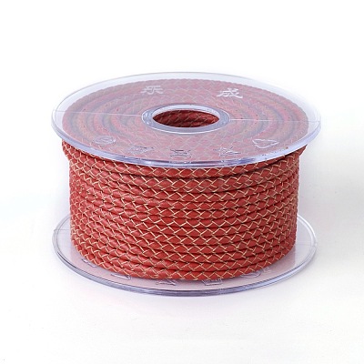 Braided Cowhide Cord WL-I004-3mm-D-20-1