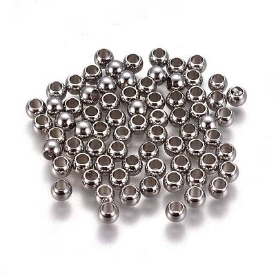 Tarnish Resistant 304 Stainless Steel Spacer Beads X-STAS-L222-42B-P-1