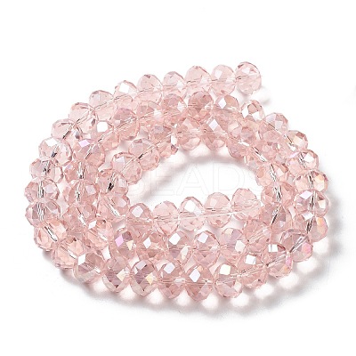 Electroplate Glass Beads Strands LS-GR12MMY-59AB-1