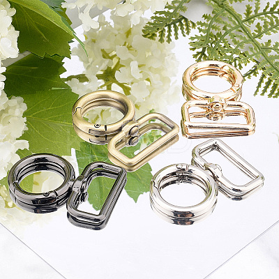 Zinc Alloy Swivel Clasps PALLOY-PH0013-84-RS-1